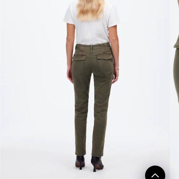 Madewell The Slim Straight Utility Pant in Garment Dye 26 new - Picture 5 of 10